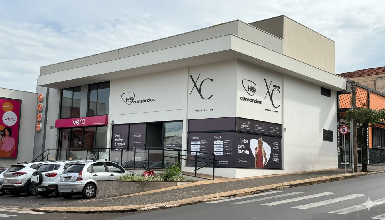 Fachada da X Capital Partners na Rua Lourenço Prado, em Jaú/SP